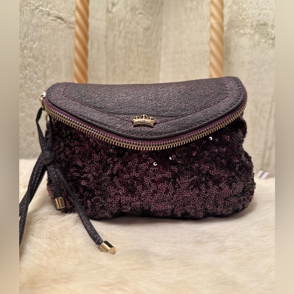 Juicy Couture Handbags - Juicy Plum Sequin Clutch